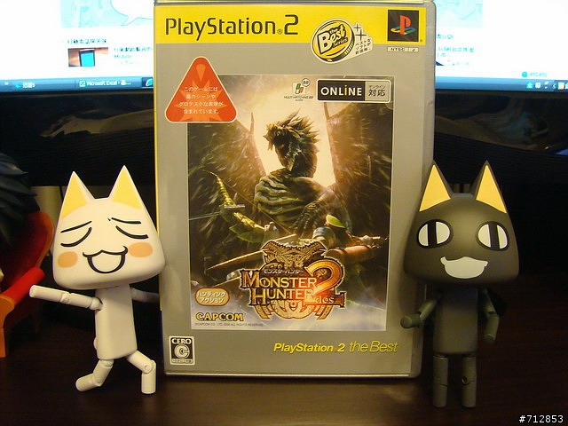 "圖多分享"今天下午的敗家之旅~~PSP魔物獵人2ndG-配件包,PS2戰神-1.戰神2.魔物獵人2白金版