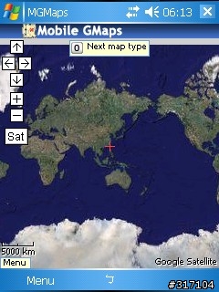 WM系統的PDA 離線使用 google map 教學