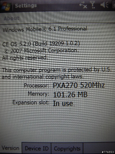 P750 升級英文WM6.1+128MB及改中文系統字型已OK...期待正式繁中版釋出