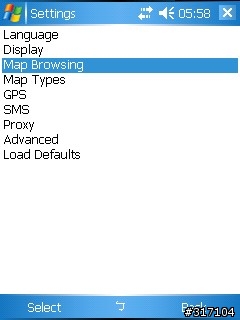 WM系統的PDA 離線使用 google map 教學