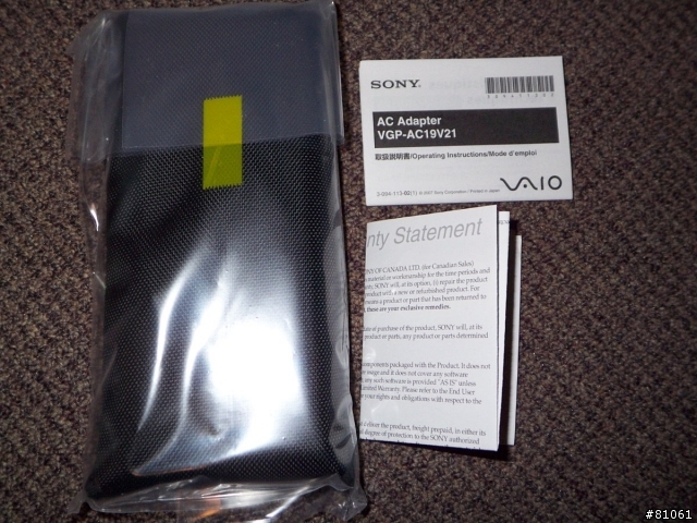 分享 VGP-AC19V21 變壓器
