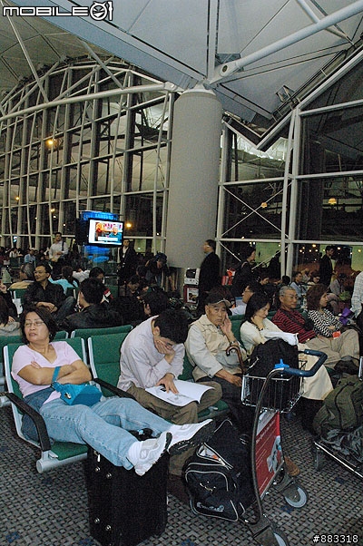 癱瘓的香港機場