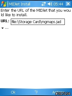 WM系統的PDA 離線使用 google map 教學