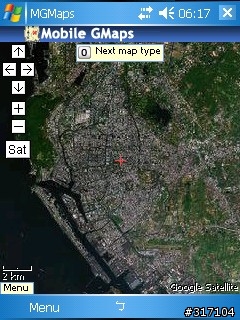 WM系統的PDA 離線使用 google map 教學