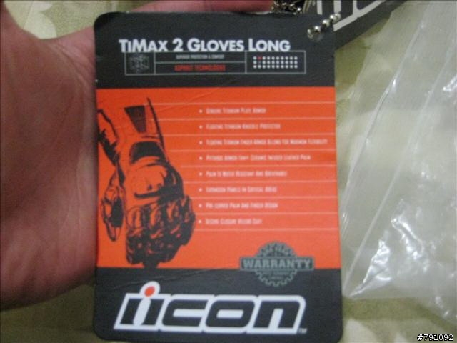 遲來的開箱文~ Icon TI-MAX 鈦合金手套 給我高規格的保護~