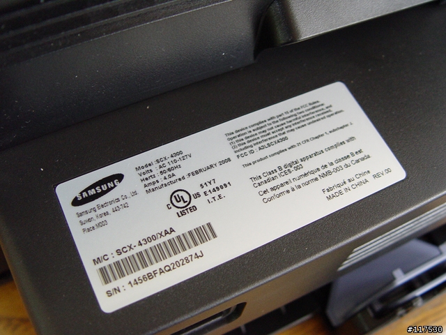 多功能黑秘書事務機 SAMSUNG SCX-4300