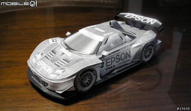 (分享)EPSON NSX + Mitsubishi Lancer EVO 紙模- 完工照