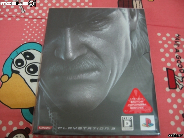 PS3-MGS4愛國者之槍(日版特別版)簡易開盒心得(圖多,極微雷慎入)
