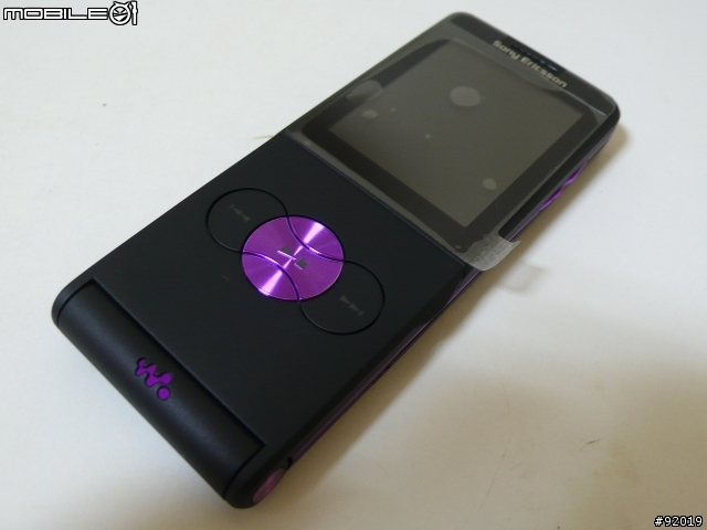 sony ericsson w350i 黑紫色簡單開箱與感想