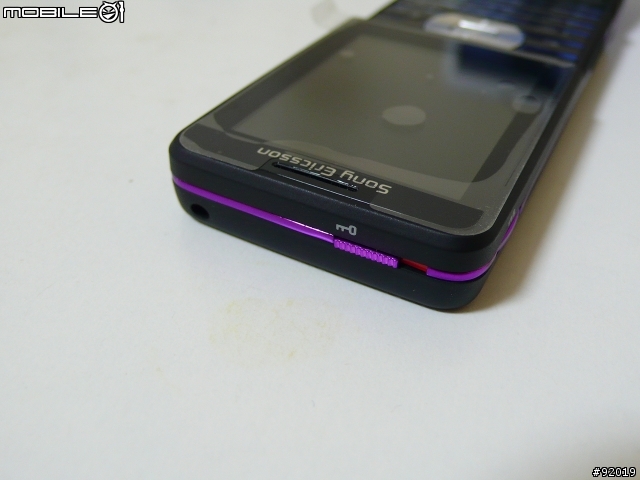 sony ericsson w350i 黑紫色簡單開箱與感想