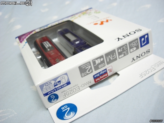 《開箱分享》Sony Walkman 數位隨身聽 NWD-E025F(2GB)