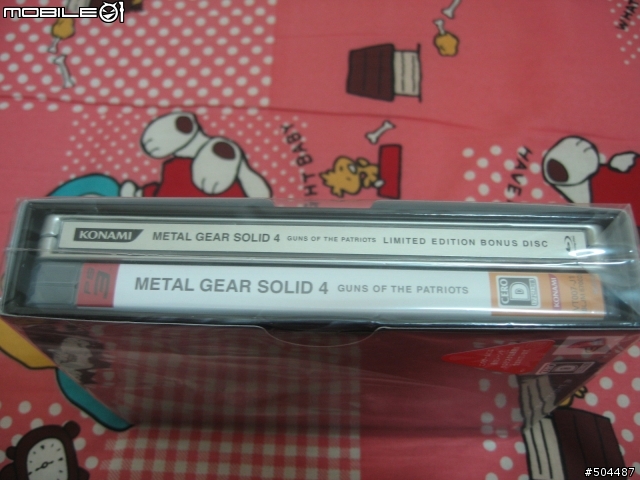 PS3-MGS4愛國者之槍(日版特別版)簡易開盒心得(圖多,極微雷慎入)
