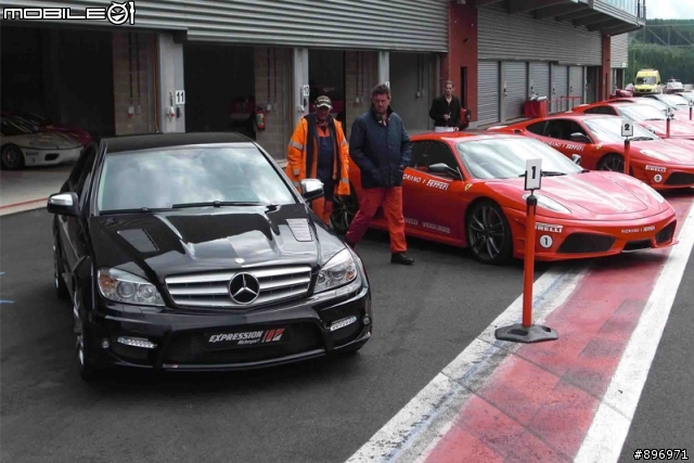 史上最兇惡之 賓士W204 ~ 歐洲賽道 邂逅 FERRARI F360/430 競技版本 !! 賓士 W204 車主必看 !!(圖多)