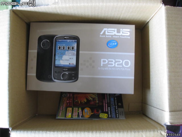ASUS P320 亂開箱文,補上手機拍的照片