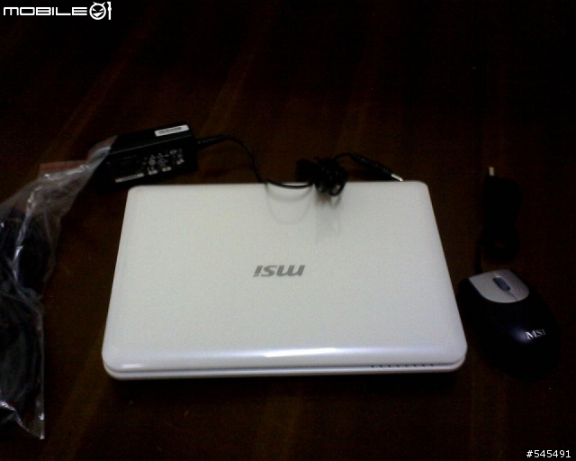 MSI-u100 白色簡易支開箱文