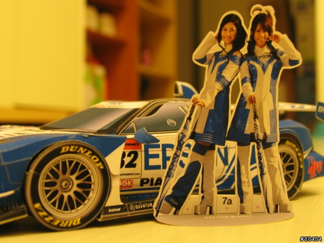 EPSON Nakajima Racing EPSON NSX賽車紙模型