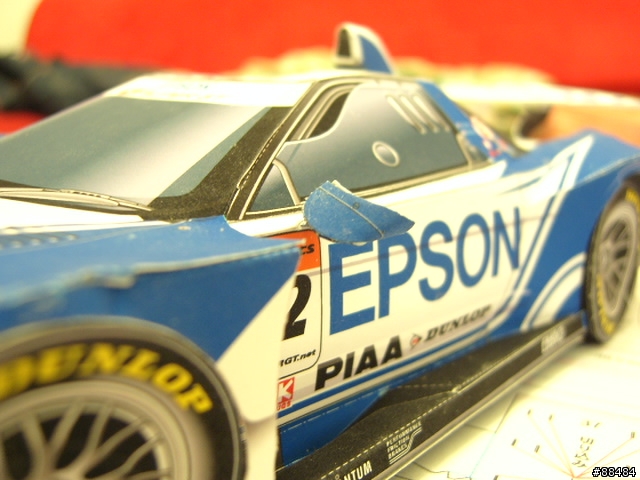 EPSON Nakajima Racing EPSON NSX賽車紙模型