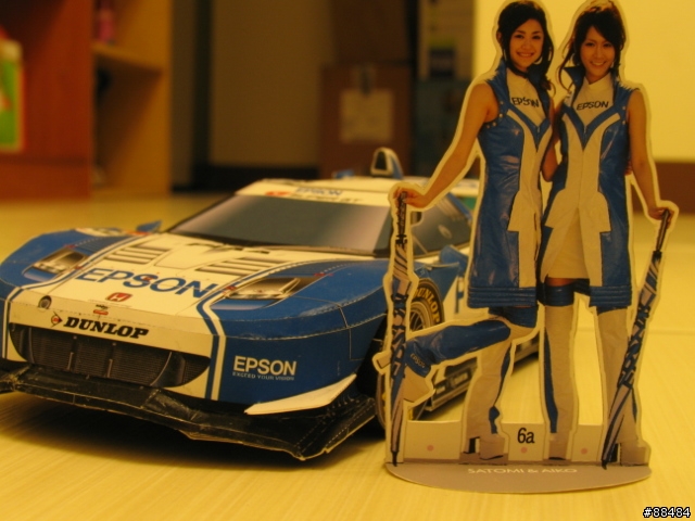EPSON Nakajima Racing EPSON NSX賽車紙模型