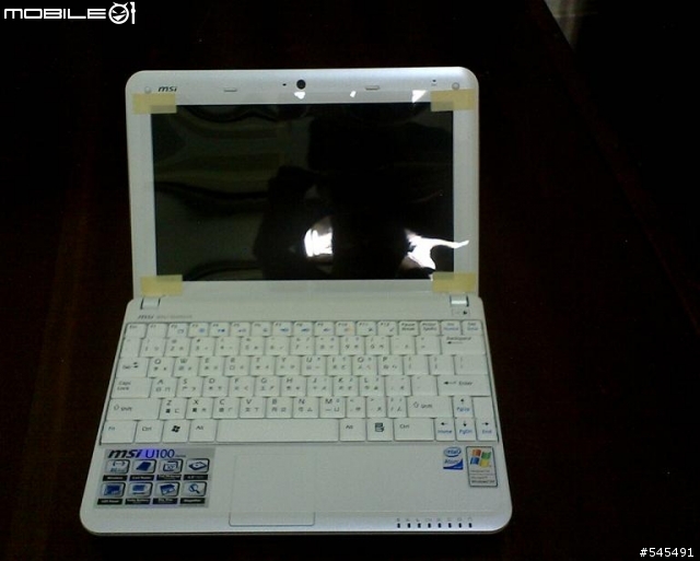 MSI-u100 白色簡易支開箱文