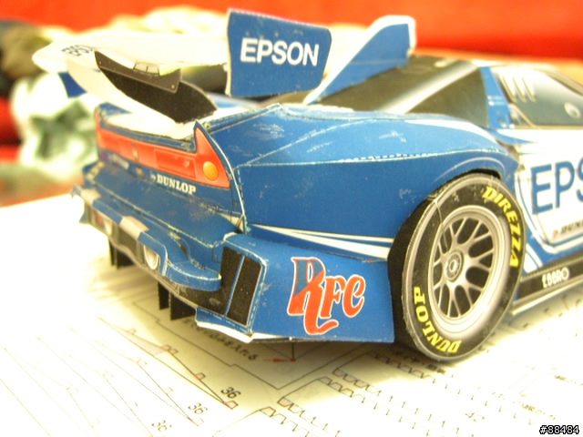 EPSON Nakajima Racing EPSON NSX賽車紙模型