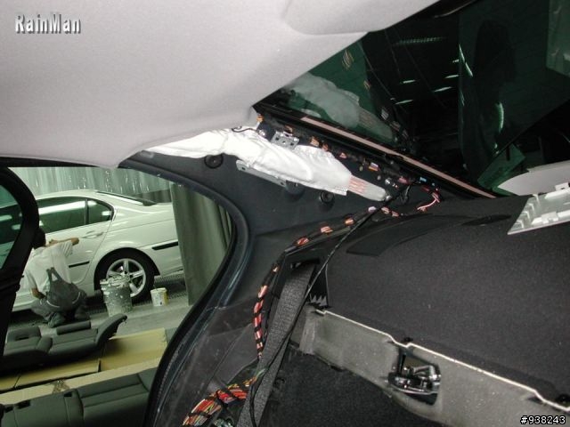 BMW 大五 E60 車系原廠防盜器安裝實錄 > 更新@閃紅燈後照鏡