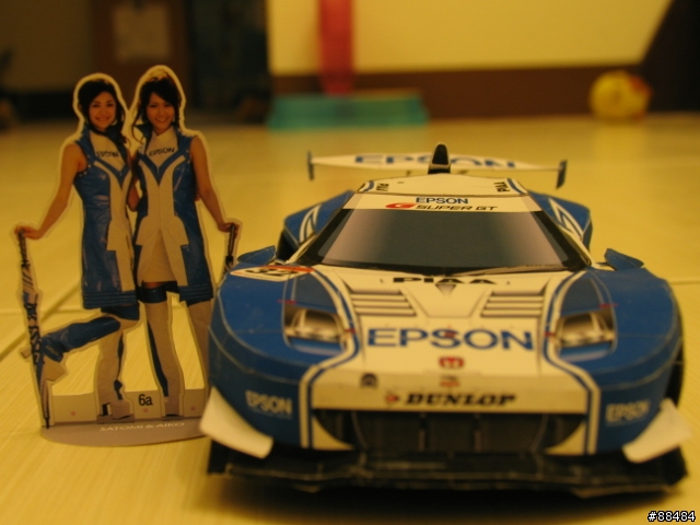 EPSON Nakajima Racing EPSON NSX賽車紙模型