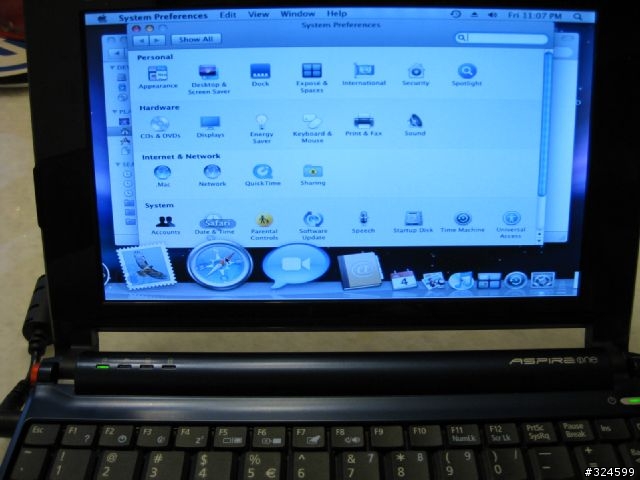 Aspire one + 單車 + OS X