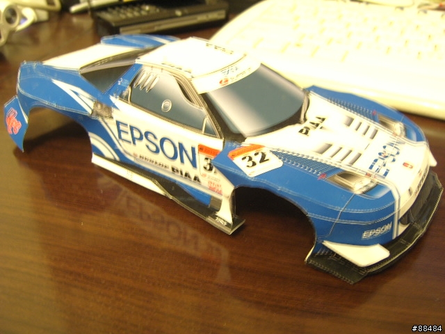 EPSON Nakajima Racing EPSON NSX賽車紙模型