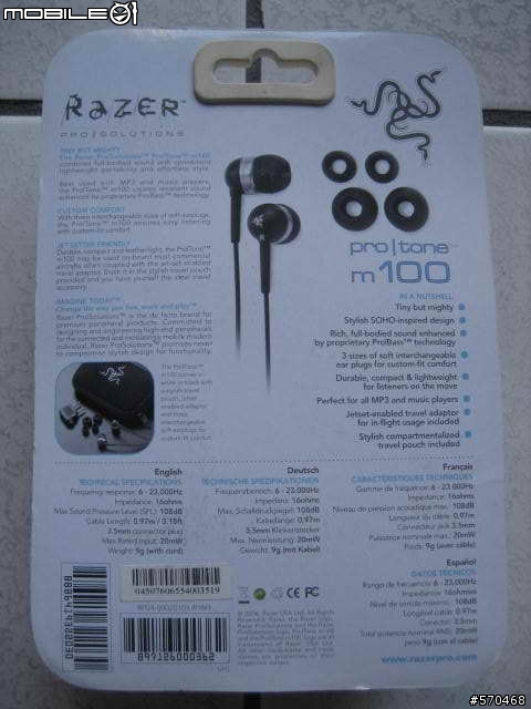 最新入手 Razer Pro|Tone M100 精品耳道式耳機...開機分享
