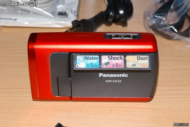 Panasonic SDR-SW20 防水 防塵 防摔 SD卡攝影機 開箱文