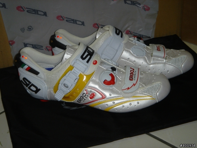 Sidi 08 Ergo2 White-Pearl white-Yellow開箱文