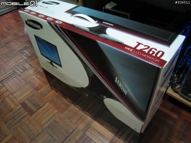 [超不專業開箱報告〕SAMSUNG三星 T260_26吋電腦寬螢幕顯示器(不定期更新)