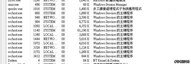 vista svchost問題