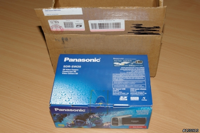 Panasonic SDR-SW20 防水 防塵 防摔 SD卡攝影機 開箱文
