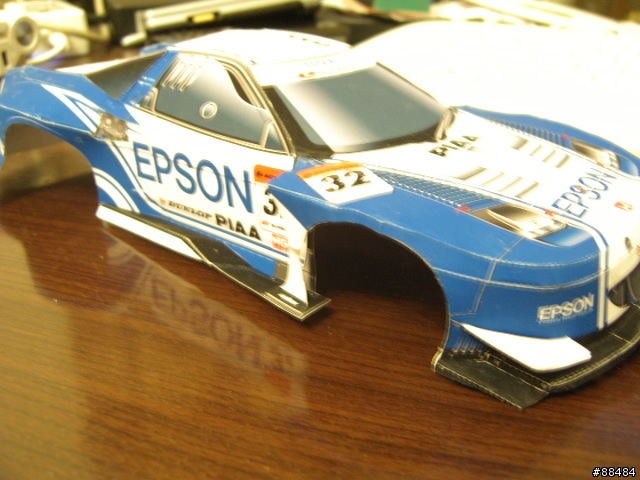 EPSON Nakajima Racing EPSON NSX賽車紙模型