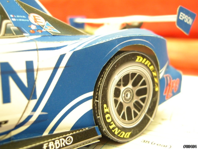 EPSON Nakajima Racing EPSON NSX賽車紙模型