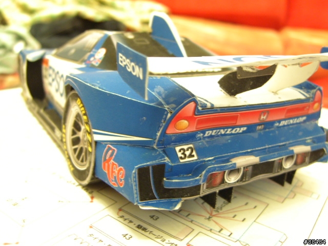 EPSON Nakajima Racing EPSON NSX賽車紙模型