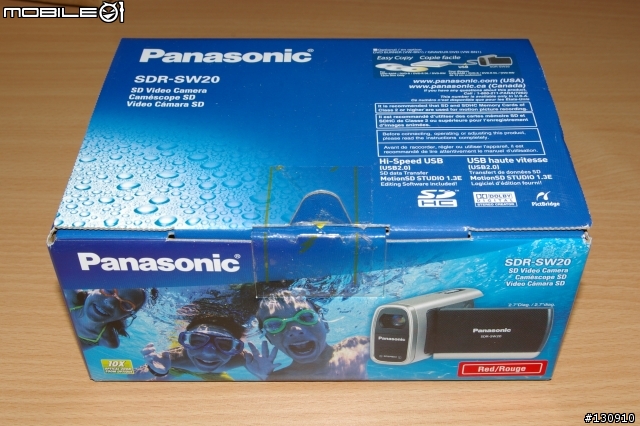 Panasonic SDR-SW20 防水 防塵 防摔 SD卡攝影機 開箱文