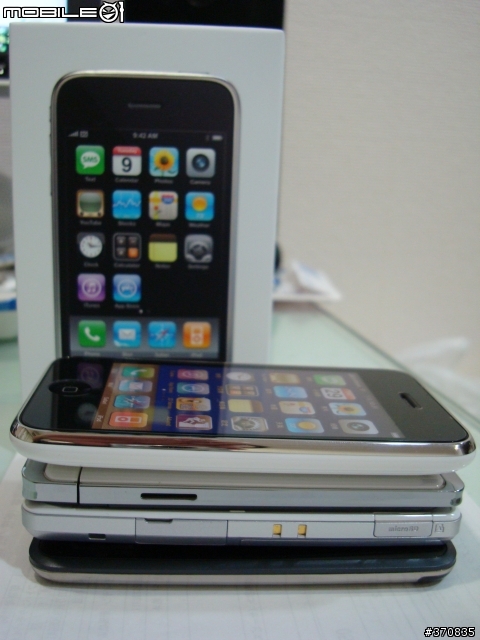 不正統iPhone 3G拆箱文 + SH906i&iPhone 3G照相功能比較文~