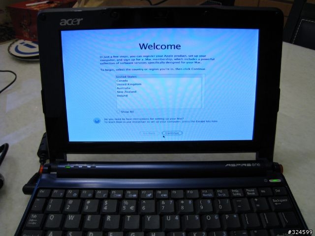Aspire one + 單車 + OS X