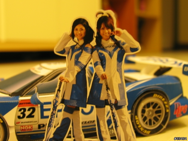 EPSON Nakajima Racing EPSON NSX賽車紙模型