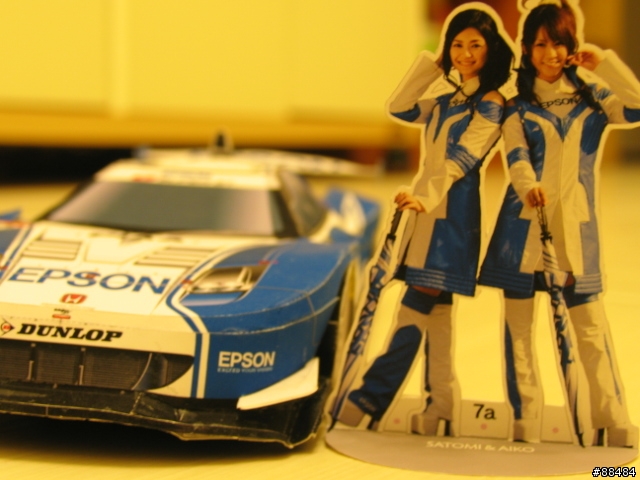 EPSON Nakajima Racing EPSON NSX賽車紙模型