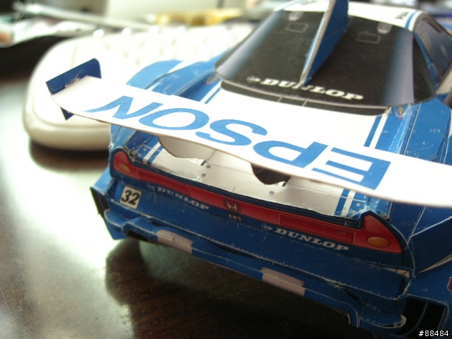 EPSON Nakajima Racing EPSON NSX賽車紙模型