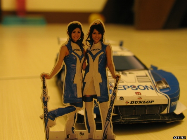 EPSON Nakajima Racing EPSON NSX賽車紙模型