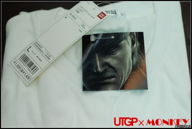 「老梗分享」UNIQLO x MGS4 T-shirt