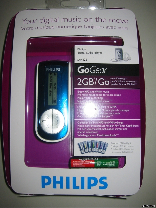 PHILIPS MP3 開袋分享