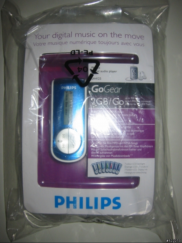 PHILIPS MP3 開袋分享