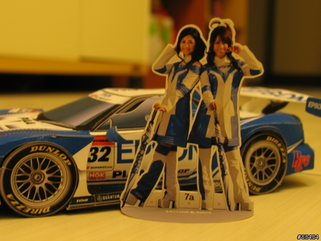 EPSON Nakajima Racing EPSON NSX賽車紙模型