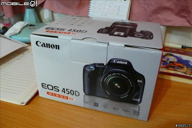 【450D簡單開箱文】自己買給自己的生日禮物 (圖片連結已更新)