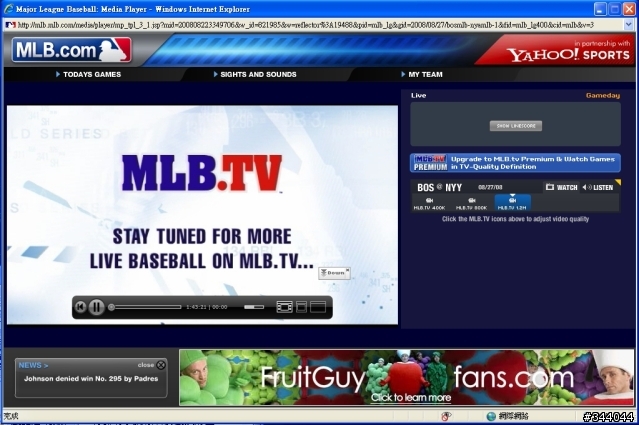 我的世界裡一定要有棒球-MLB.TV收視大聯盟